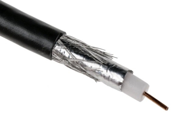  913-5051 - RS PRO Black Unterminated to Unterminated RG6 Coaxial Cable, 75 �� 6.5mm OD 100m