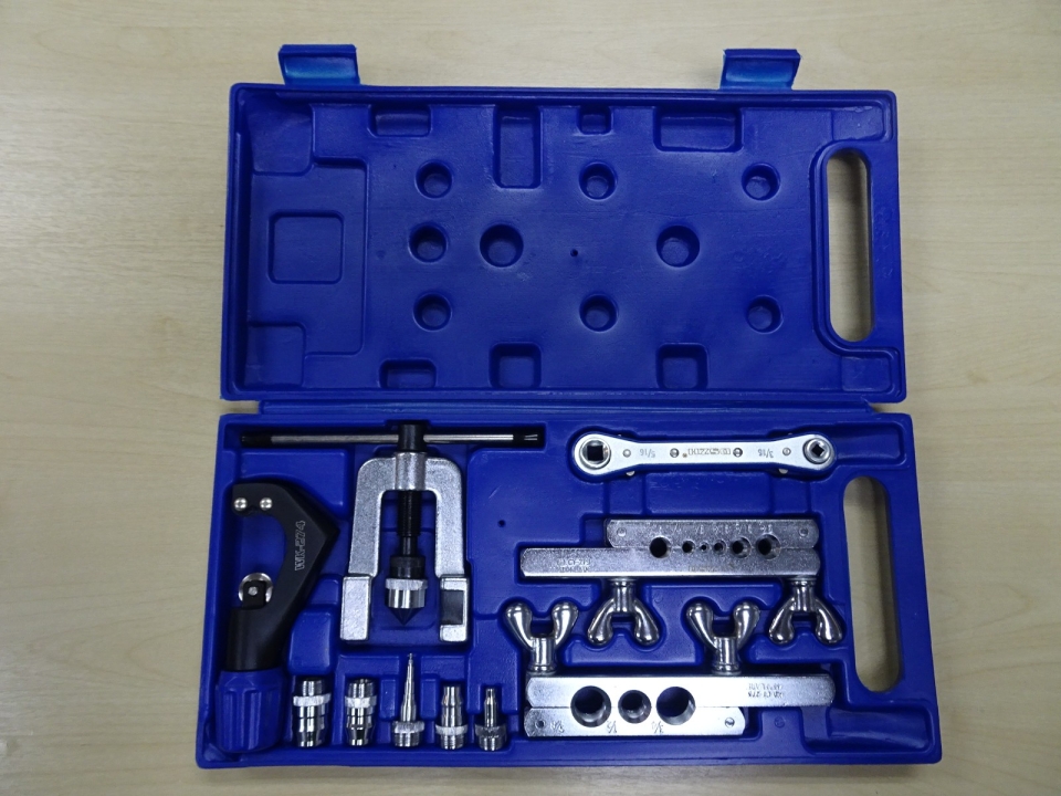 DSZH CT-278 FLARING & SWAGING TOOL KIT 45กใ (O.D. 1/8"/3/16"/1/4"/5/16"/3/8"/7/16"/1/2"/5/8" & 3/4")