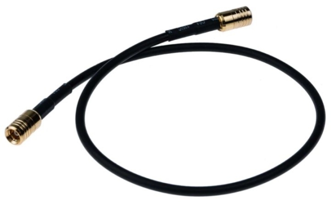 526-0443 - RS PRO Black Male SMB to Male SMB Coaxial Cable, 50 