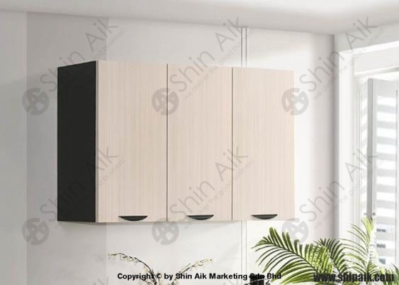 3318-510FPD (4'ft) Kabinet Dapur Dinding Yang Siap Sedia Warna Two-tone Ash & Wenge 