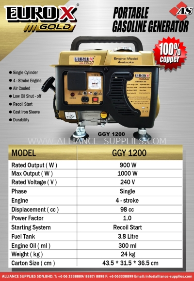 Portable Gasoline Generator