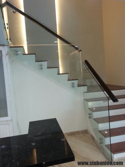 Tempered Glass Staircase Handrail - Setapak, Kuala Lumpur