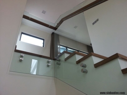 Tempered Glass Staircase Handrail - Setapak, Kuala Lumpur