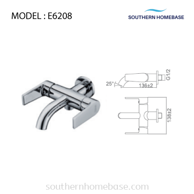 BATHROOM WALL TWO WAY TAP ELITE E6208