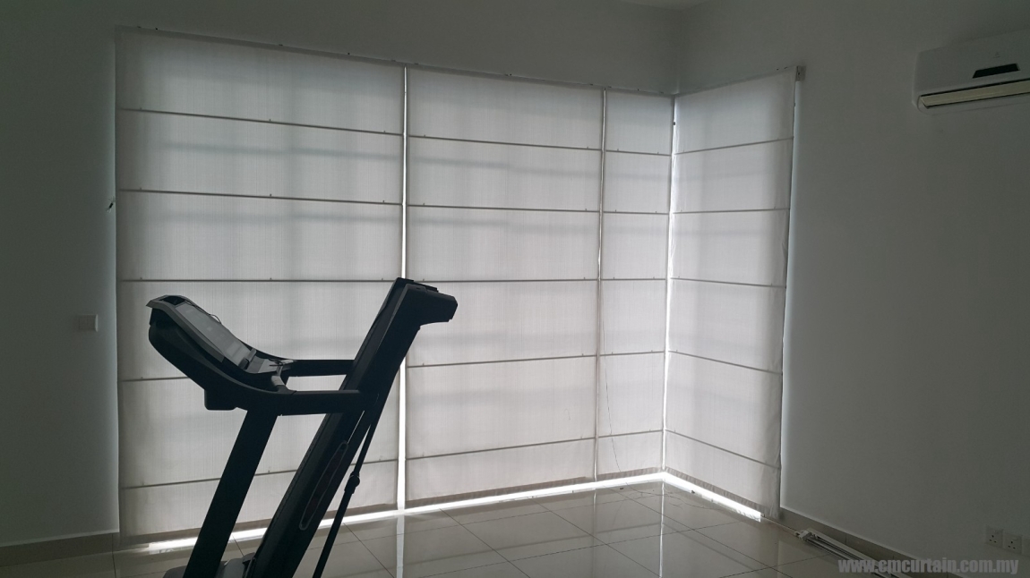 Roman Blinds Refer - Setia Indah JB  Roman Blinds Curtain & Blinds Malaysia Reference Renovation Design 