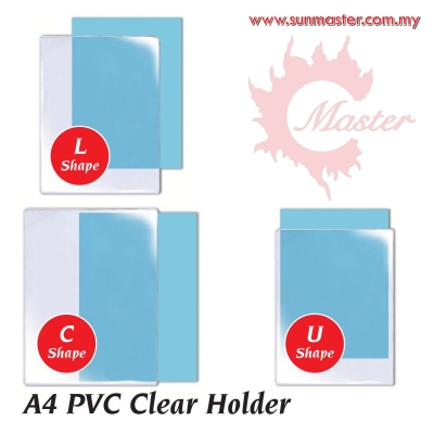 A4 L/C/U PVC Clear Holder (1s)