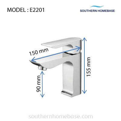 BATHROOM BASIN TAP ELITE E2201