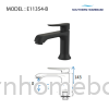 BATHROOM BASIN TAP BLACK ELITE E11354-B Tap Bathroom