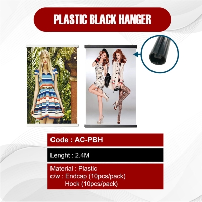 Plastic Black Hanger