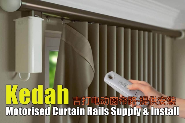 Kedah Motorised Curtain Rails Supply & Install 