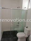 Tempered Glass Sliding Door WASHROOM DESIGN CUSTOMIZE FURNITURE