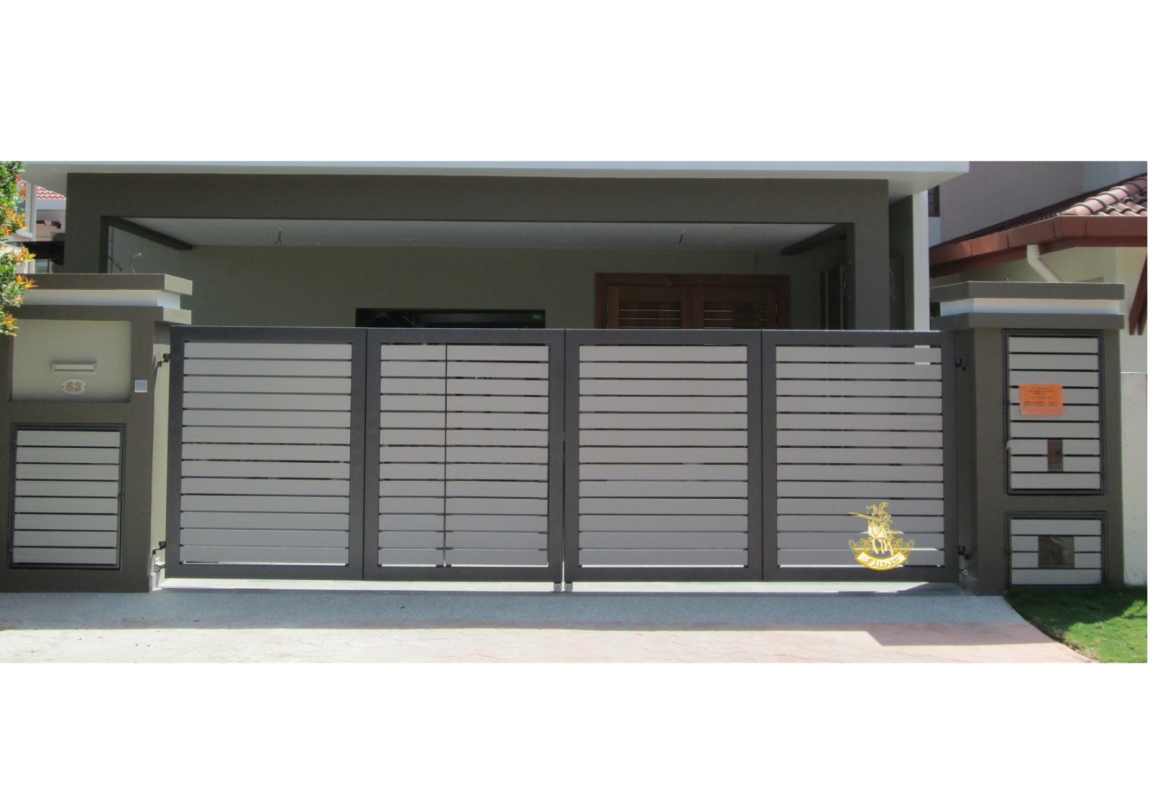 Mild Steel Gate & Mix Max Gate Design Samples - Selangor Klang Metal Gate  Gate Malaysia Reference Renovation Design 