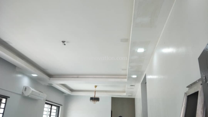 Flat Ceiling + Light Box + Curtain Pelmet