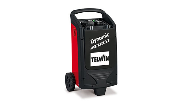 TELWIN 90A 10KW 12-24V 230V 1PH (20-1550AH) BATTERY CHARGER & 570A STARTER-DYNAMIC620START