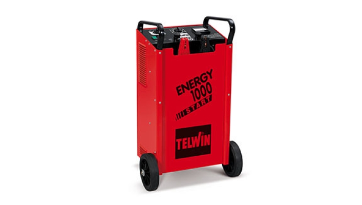 TELWIN 100A  20KW 12-24V 415V 3PH (20-1200AH-12V)(20-800AH-24V)BATTERY CHARGER &1000A STARTER