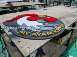 my ayam ketuk pvc cut out 3d lettering logo signage signboard at klang kuala lumpur shah alam puchong damansara kepong subang jaya