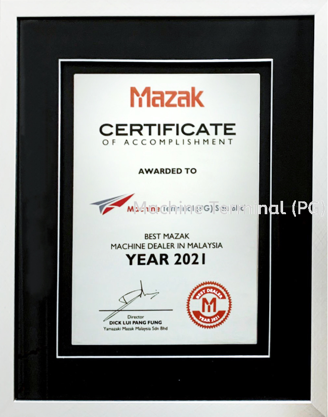 Mazak Best Dealer Award Malaysia 2021