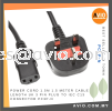 Power Cord 1.5m 1.5 Meter Cable Length UK 3Pin Plug to IEC C13 Connector 240V AC PC3P-N CABLE / POWER/ ACCESSORIES