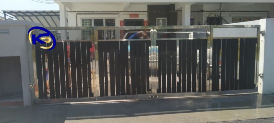 Folding Gate Jalan BSC 3A/1, Precint 3, Bandar Seri Coalfields, Sungai Buloh.