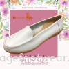 JJ MASTINI PlusSize Women Slip On Loafer- PS-53-50016- WHITE Colour Plus Size Shoes