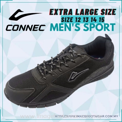 CONNEC Extra Size Men Sports -CS-88-8373- BLACK Colour