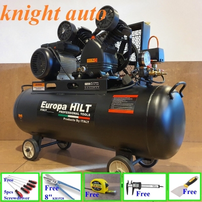 FreeGifts- Europa Hilt EA512-15A 2hp 100L 8bar 240v Air Compressor ID33207 