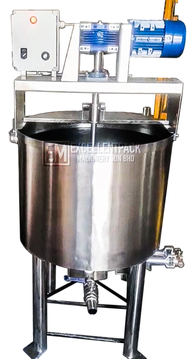 SINGLE LAYER COOKING TANK | BURNER | LIQUID / PASTE