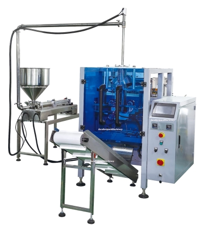 POUCH PACKAGING SYSTEM | LIQUID/SAUCE | PISTON PUMP