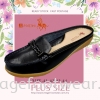 JJ MASTINI PlusSize Women Half Slip On Loafer- PS-53-50084- BLACK Colour Plus Size Shoes