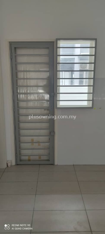 SWING DOOR GRILL @GARLAND RESIDENCE, KOTA EMERALD, RAWANG, SELANGOR