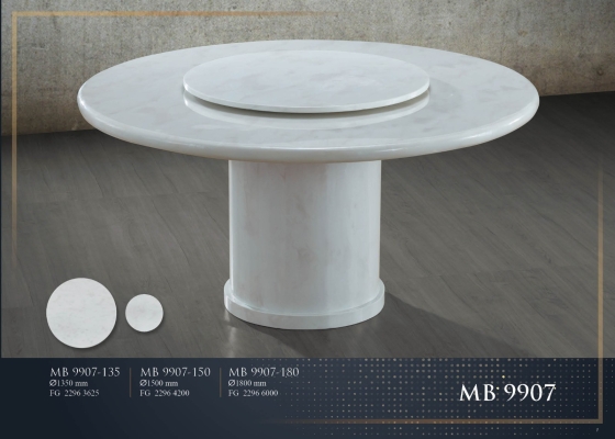 1.8M  ROUND 10 SEATER MARBLE TABLE
