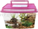 L7200 Plastic Fish Aquarium Ikan Bekas (Middle Size) 27cm x 17cm x 18cm Made In Malaysia Aquarium Pet Care