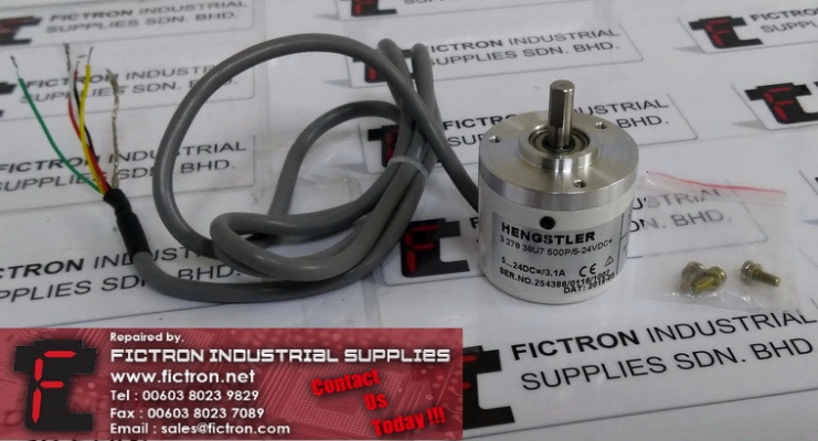 3 278 39U7 500P/5-24VDC 327839U7500P524VDC HENGSTLER Rotary Encoder Supply Malaysia Singapore Indonesia USA Thailand