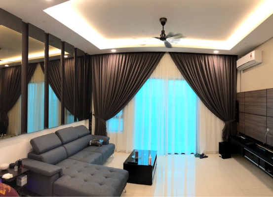 Classic Modern Curtain Design Sample For Bukit Mertajam Curtain Shop