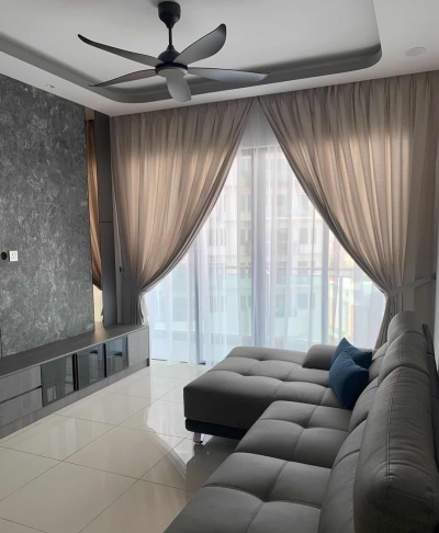 Classic Modern Curtain Design Sample For Bukit Mertajam Curtain Shop