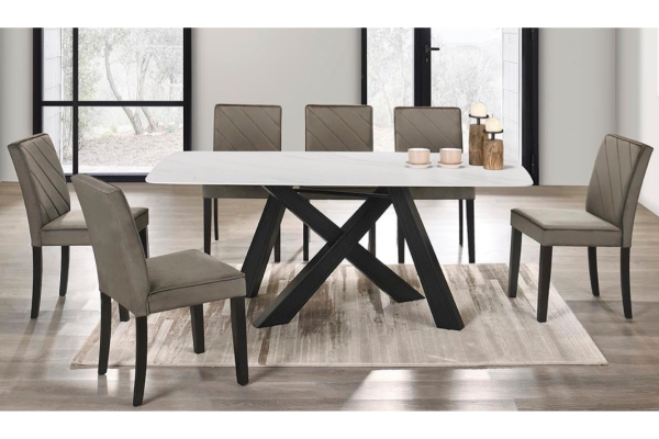 TECHNIC CERAMIC DINING SET 1+6 (S827)