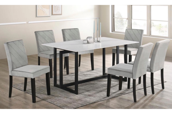 GREENGO CERAMIC DINING SET 1+6 (9114 + S828)