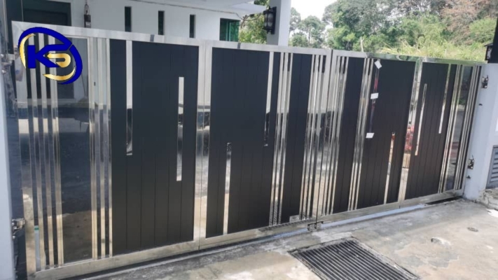 Folding Gate Lorong Residensi Noning 1, Taman Residensi Noning, Bukit Mertajam.