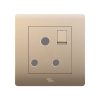 15A ROUND PIN SOCKET Champagne Gold A38 Modern Series