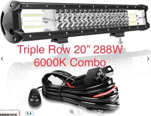 20" LED TRIPLE LIGHT BAR