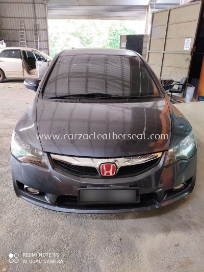 HONDA CIVIC FD DRIVER & PASSENGER SEAT REPLACE LEATHER 