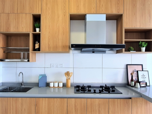 Reka Bentuk 3D Kabinet Dapur Milano