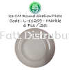 20cm & 23cm Round Plastic Shallow Plate Restaurant Pinggang Plastik (6 pcs) 208 & 209 Table Utensils Plastic Household Ware
