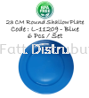 20cm & 23cm Round Plastic Shallow Plate Restaurant Pinggang Plastik (6 pcs) 208 & 209 Table Utensils Plastic Household Ware