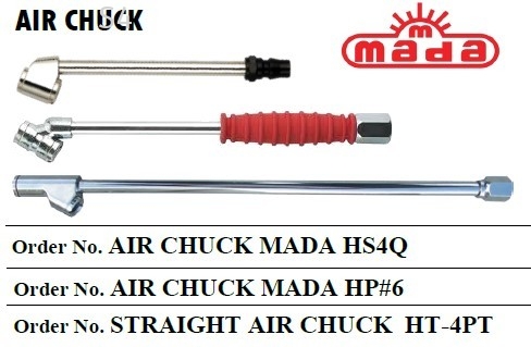 *Import Model* MADA Heavy Duty Air Chuck HS4Q / HP#6 / HT-4PT