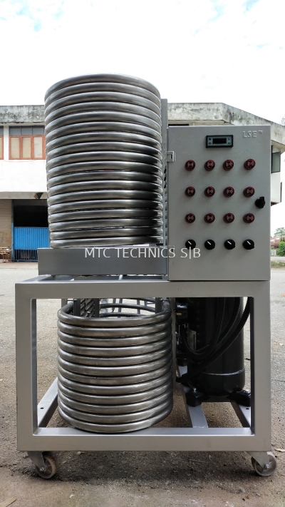 Sus 304l fully stainless steel multi layer bending coil cooling / chiller system