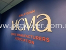 Acrylic Lettering 3D Laser Cut Out Reception Signage ACRYLIC SIGNAGE ACRYLIC