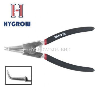 YT-2145 CIRCLIP PLIERS, EXTERNAL BENT 200 MM