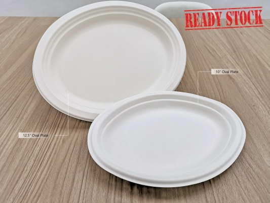 Recyclable Oval Plate