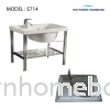 BATHROOM LAUNDRY CERAMIC BASIN WITH STAND ELITE E714 Others